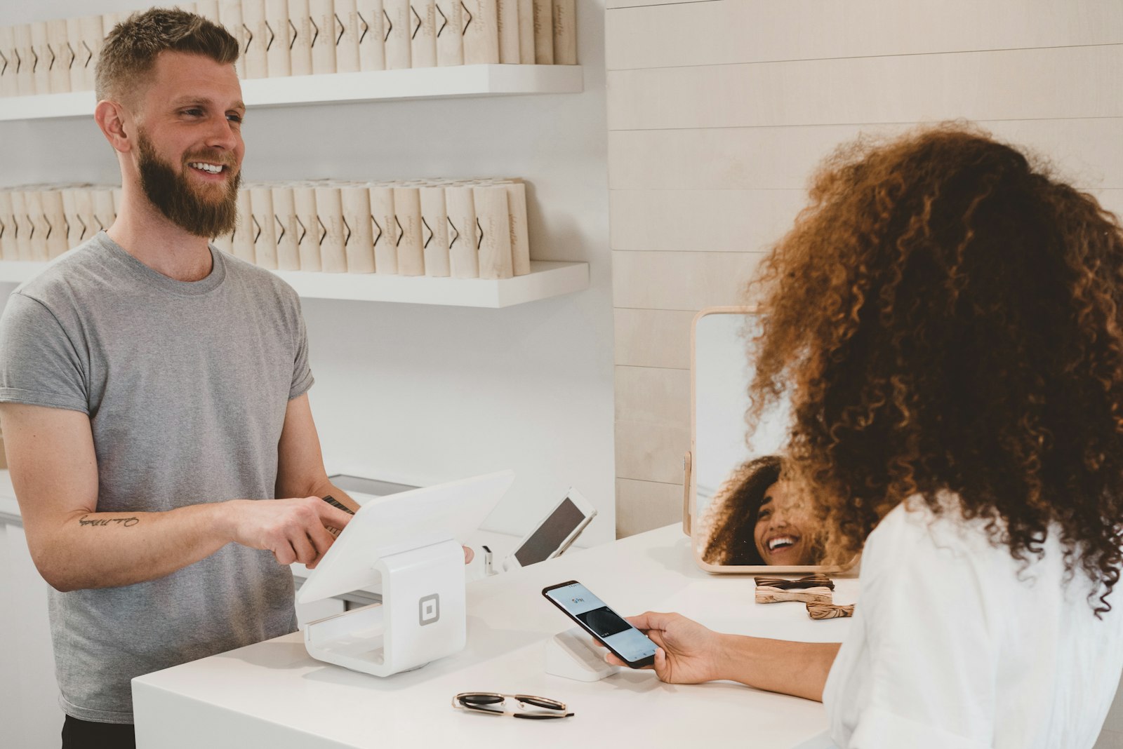 Modern e-commerce storefront interface